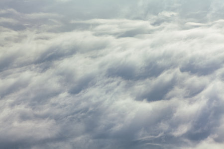 Gray Cloudy Sky Wallpaper . Flight over the Clouds