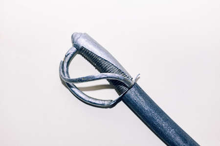 Saber grip details . Knight armor of the middle agesの写真素材