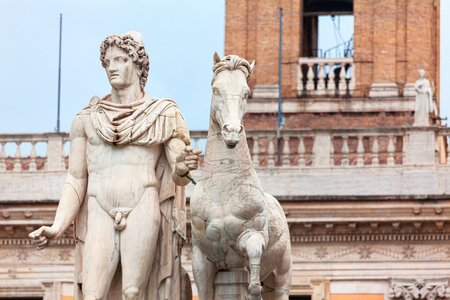Photo of Statue of Pollux at the - ID:1-176853888 - Royalty Free Image