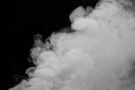 Thick White Smokeの写真素材