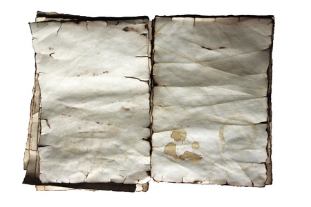 Vintage old paper texture, old bookの写真素材