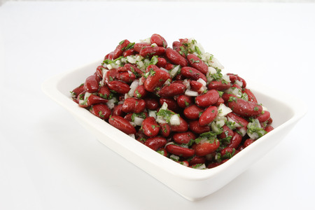 cold bean saladの写真素材