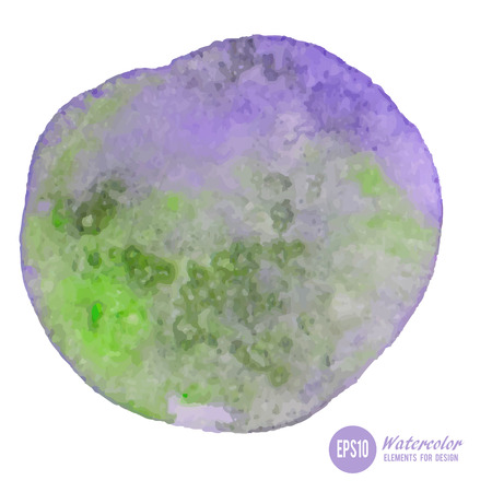 Abstract watercolor art hand paint isolated on white background.のイラスト素材