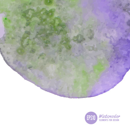 Abstract watercolor art hand paint isolated on white background.のイラスト素材