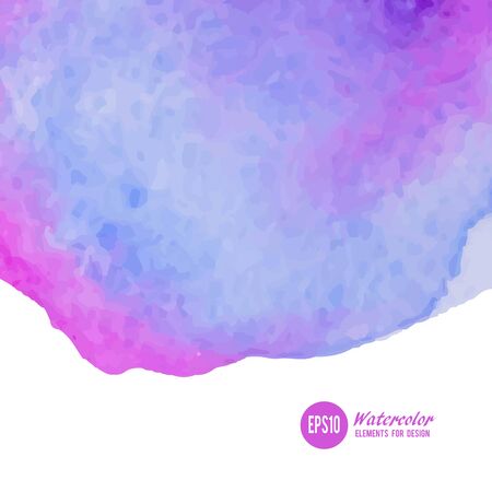 Abstract watercolor art hand paint isolated on white background.のイラスト素材