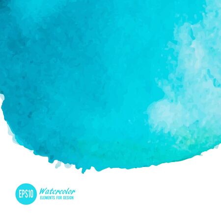 Abstract watercolor art hand paint isolated on white background.のイラスト素材