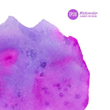 Abstract watercolor art hand paint isolated on white background.のイラスト素材