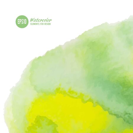 Abstract watercolor art hand paint isolated on white background.のイラスト素材