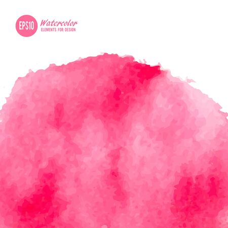 Abstract watercolor art hand paint isolated on white background.のイラスト素材