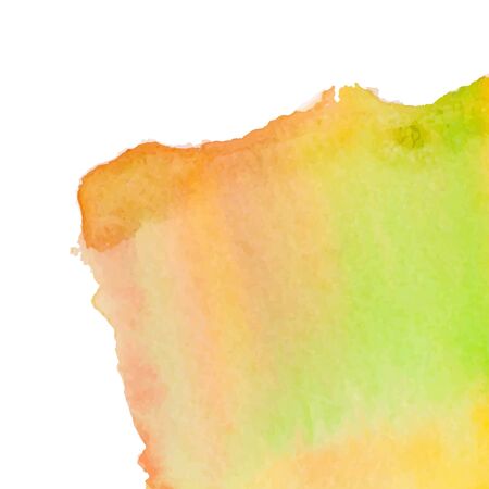 Abstract watercolor art hand paint isolated on white background.のイラスト素材