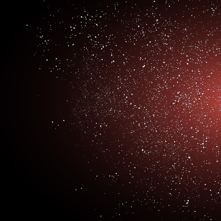 The night sky, nebulae and galaxies on a black background. のイラスト素材