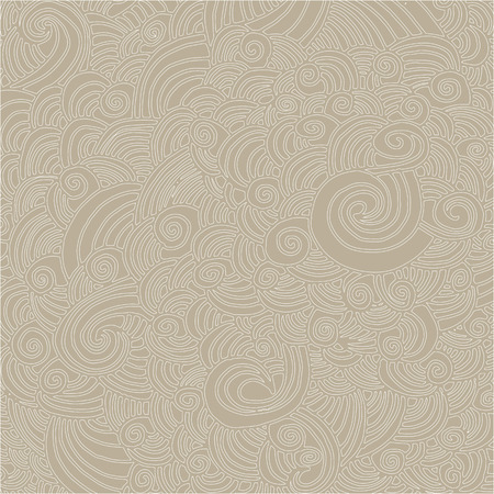 Abstract hand-drawn waves texture, wavy background.のイラスト素材