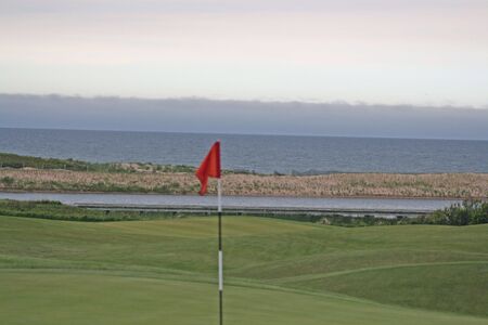 Golf flagの写真素材