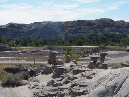 Badlands Albertaの写真素材