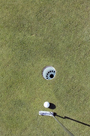 Putter and Golf Ball