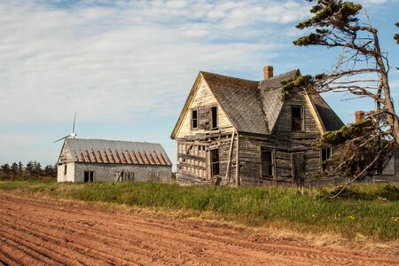 dilapidated dwellingの写真素材