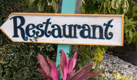  restaurant signの写真素材