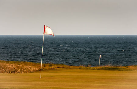 Golf Flagの写真素材