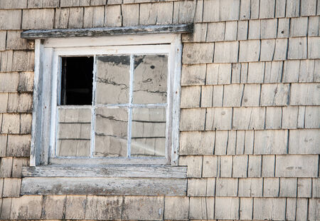 broken windowの写真素材