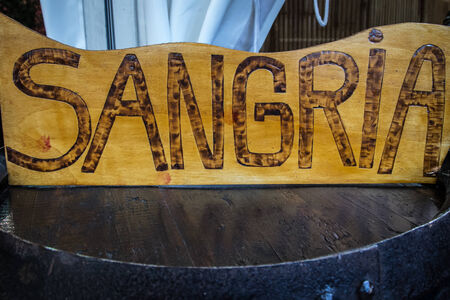 sangria signの写真素材