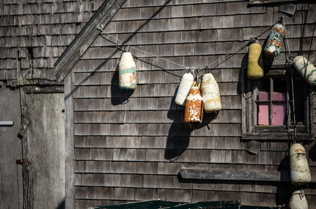 fishing buoysの写真素材