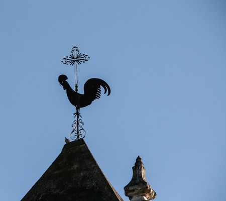 rooster weathervaneの写真素材