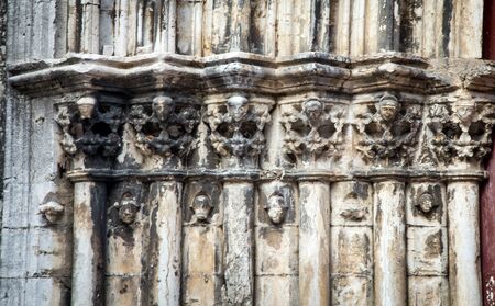 details on a doorwayの写真素材