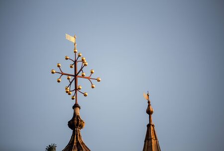 symbol on a churchの写真素材