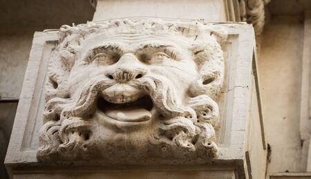 breaded statue veniceの写真素材