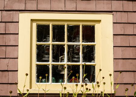 wooden window
