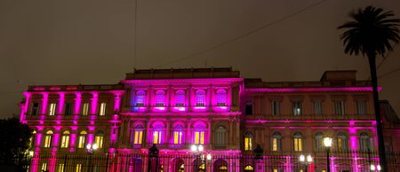 pink house buenos airesの写真素材