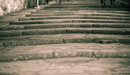 stone stepsの写真素材