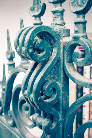 iron fenceの写真素材