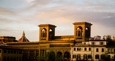bell tower florence italyの写真素材
