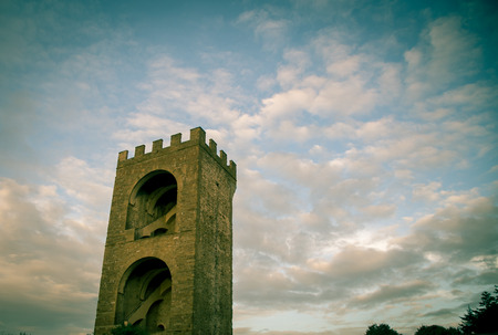 tower in florenceの写真素材