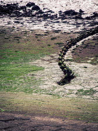 black iron chain