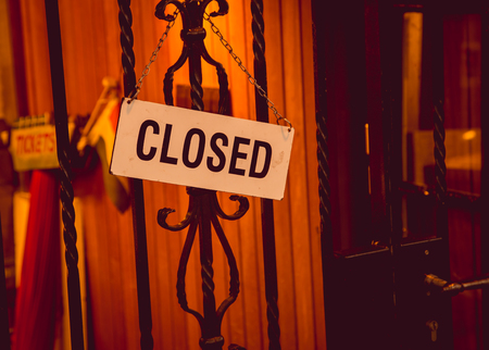 closed signの写真素材