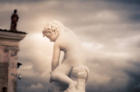 baby statue florenceの写真素材