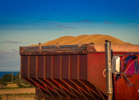 truck load of grain