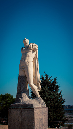 Italica roman ruins statueの写真素材