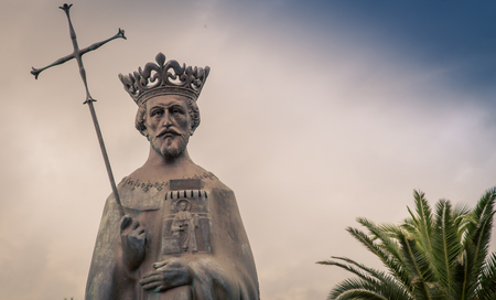 Monument to  King Tvrtkoの写真素材