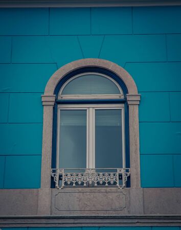 window Lisbon Portugalの写真素材