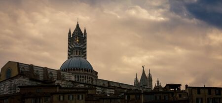 Church Dome Sienaの写真素材
