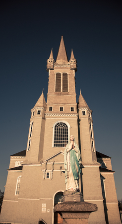 Tallest wooden church in North Americaの写真素材
