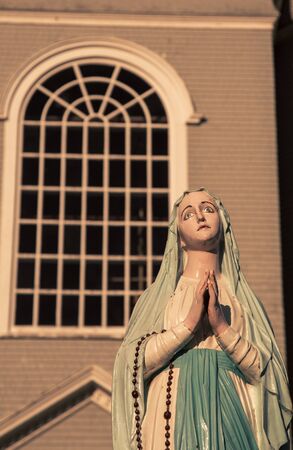 virgin Mary Statueの写真素材