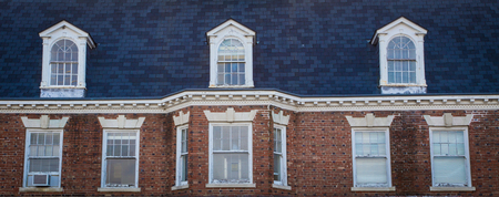 three dormers and windowsの写真素材