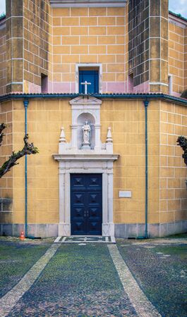 entrance to a Church in Portugalの写真素材