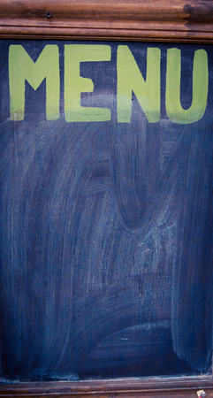 chalkboard menuの写真素材