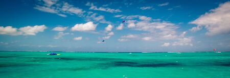 caribbean sea turks and caicosの写真素材