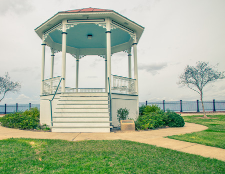 band shell in a parkの写真素材